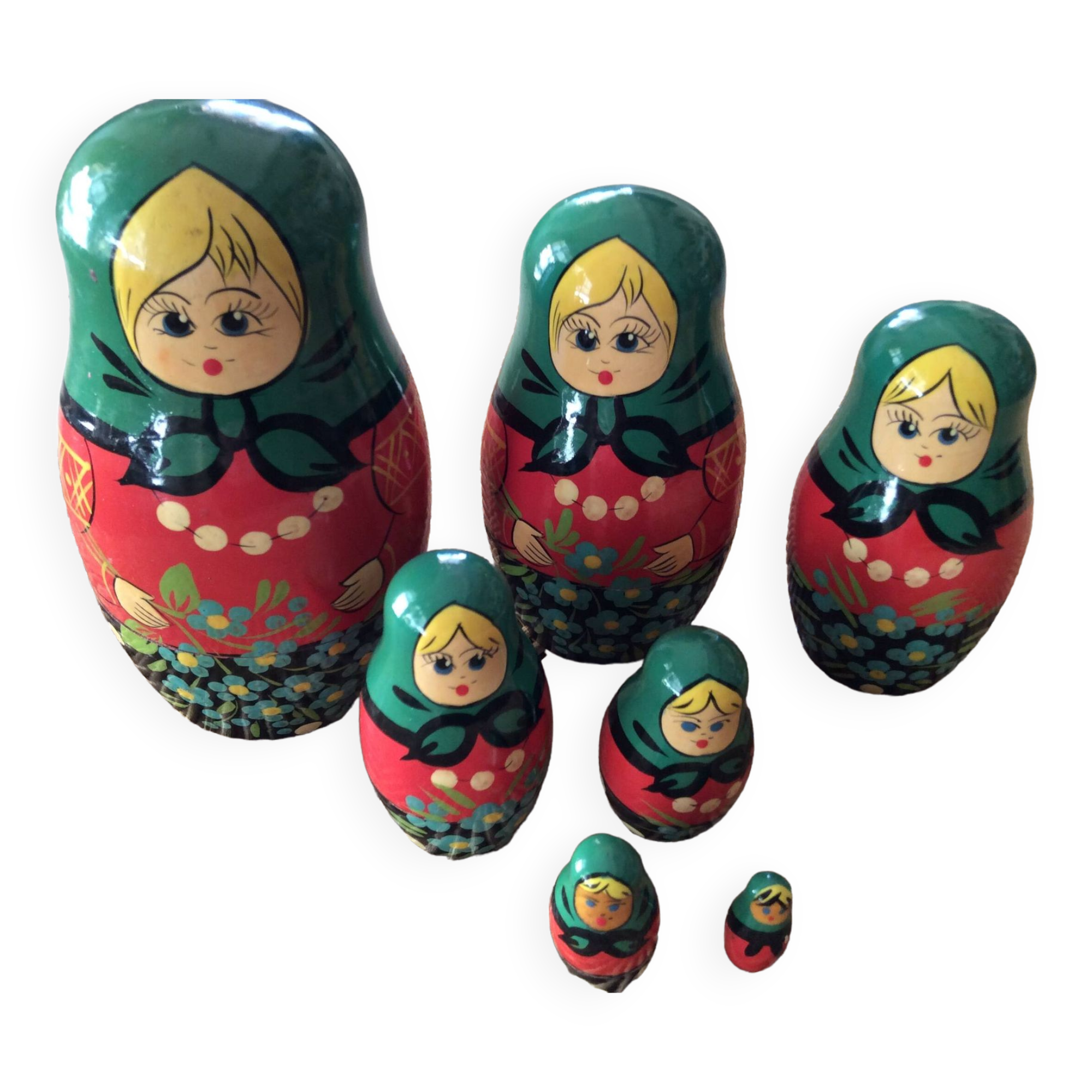 Ensemble de 7 poupées russes