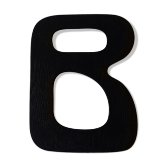 Letter b vintage 1970