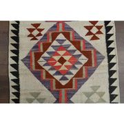 1970s Turkish Oushak Handmade Wool Cotton Beige Runner Rug 89x344