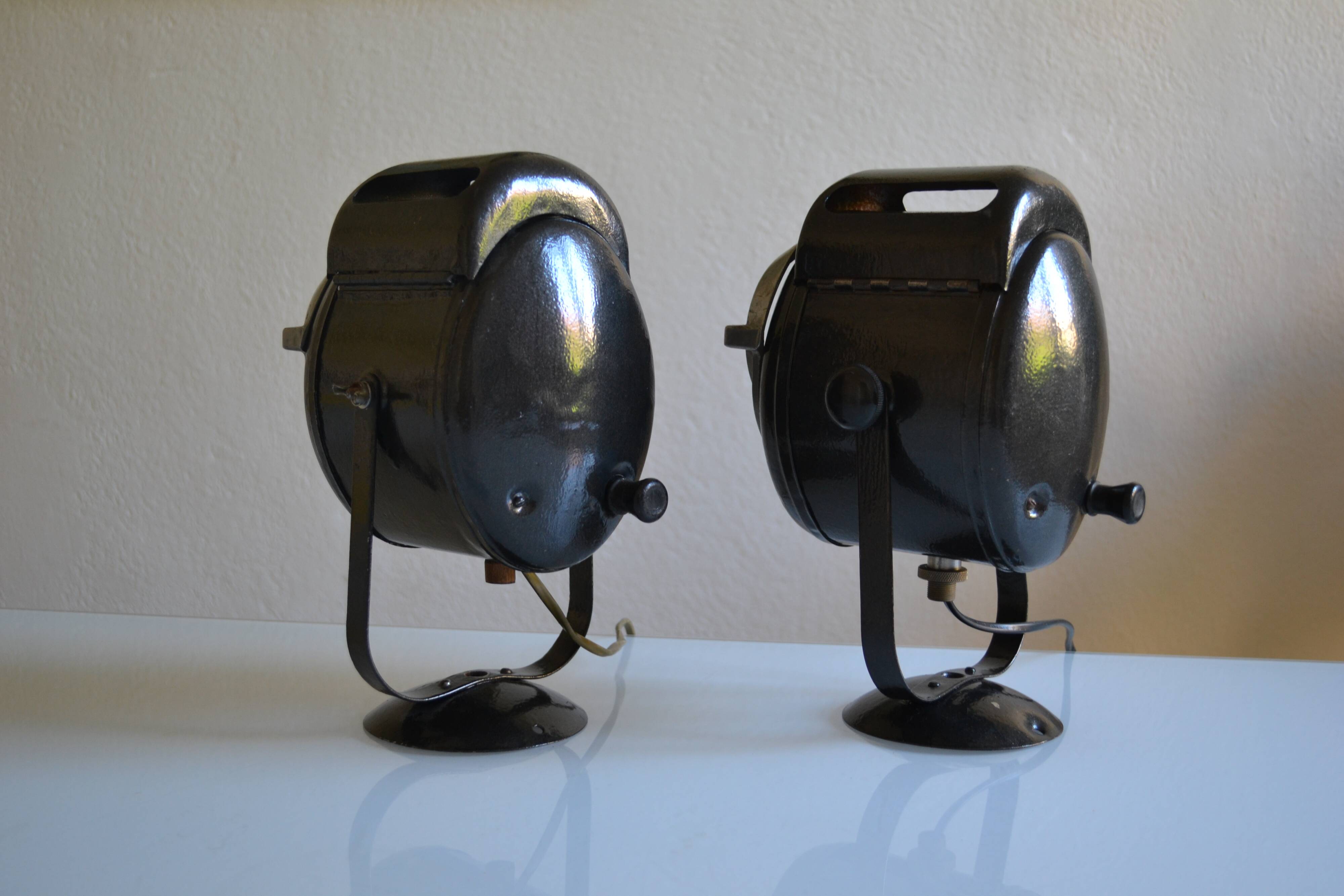 Pair of vintage Cremer cinema projectors.