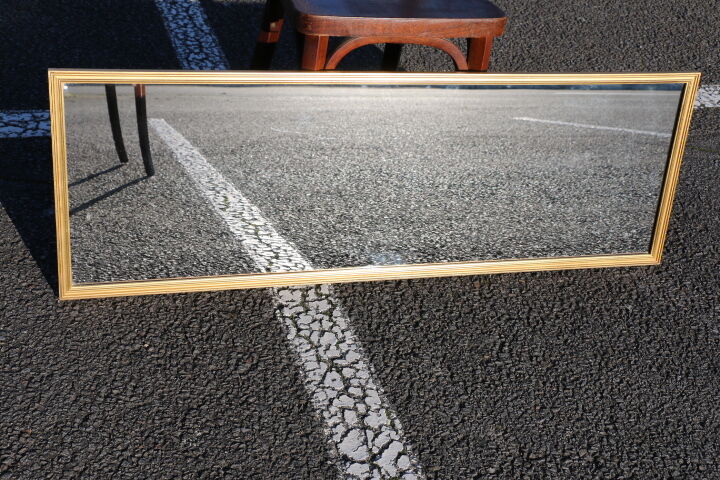 Golden mirror 113x38mm