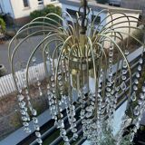 Vintage Italian Cascade 3-Light Chandelier with Tassels