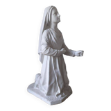 Religious statue of Saint Bernadette