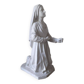 Religious statue of Saint Bernadette