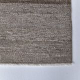 2x9 Brown Beige Striped Kilim Runner Rug 71x279Cm SK 241367