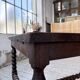 Solid oak table 1900 drapery style XL 280cm with extensions