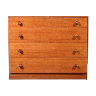 Midcentury 'Avalon' teak chest of drawers