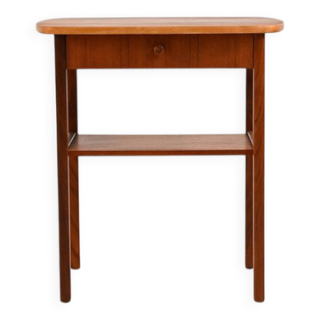 Table de chevet en teck scandinave, années 1960