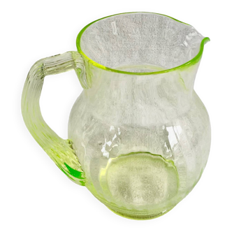 Old large pitcher carafe pot water jug in uraline
