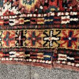 Old kurdish carpet, multicolored, circa 1880