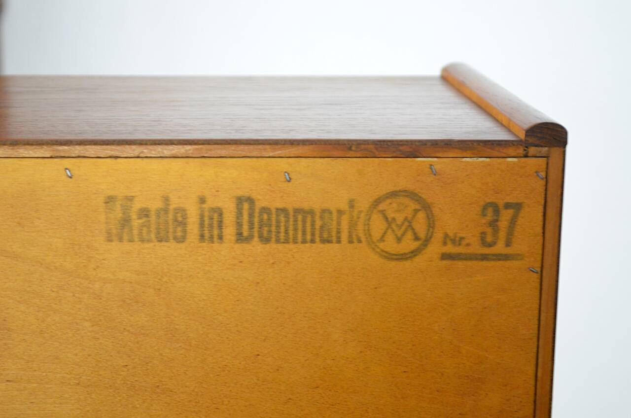 Danish Teak Secretary by Arne Wahl Iversen, Vinde Mobelfabrik Edition 1