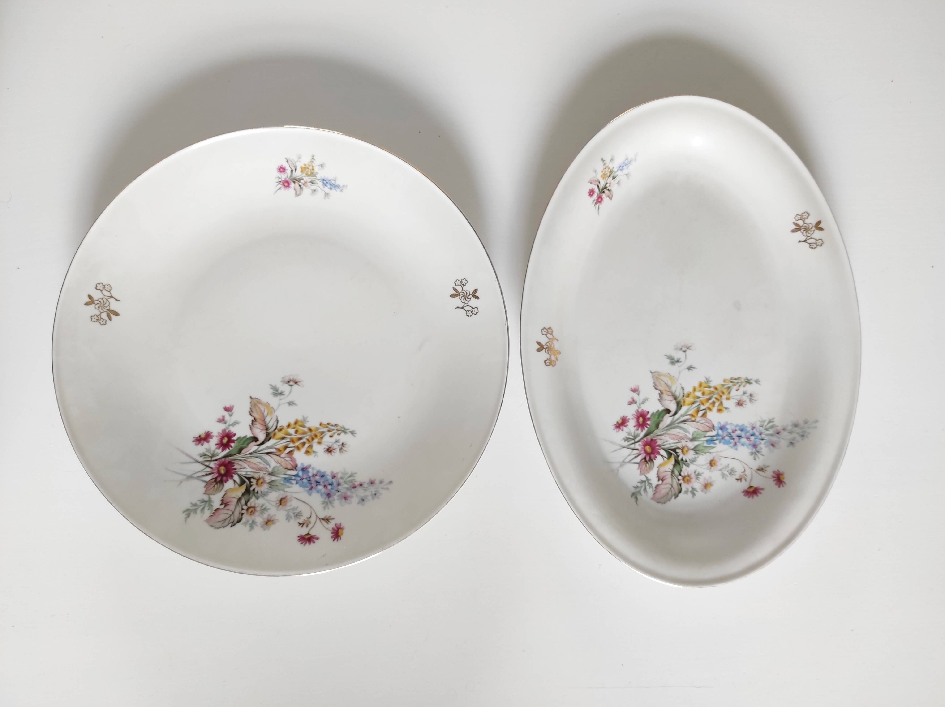 Two German Bavaria porcelain dishes