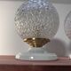 Pair of vintage globe wall lights
