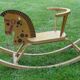Wooden rocking horse