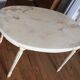 Table basse ovale marbre