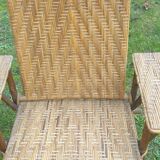 Rattan armchair
