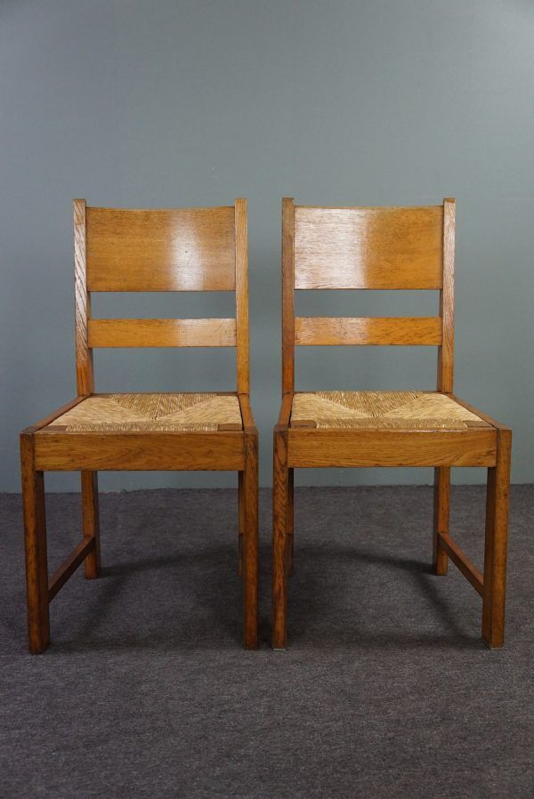 Suite of 4 dining chairs Hague School