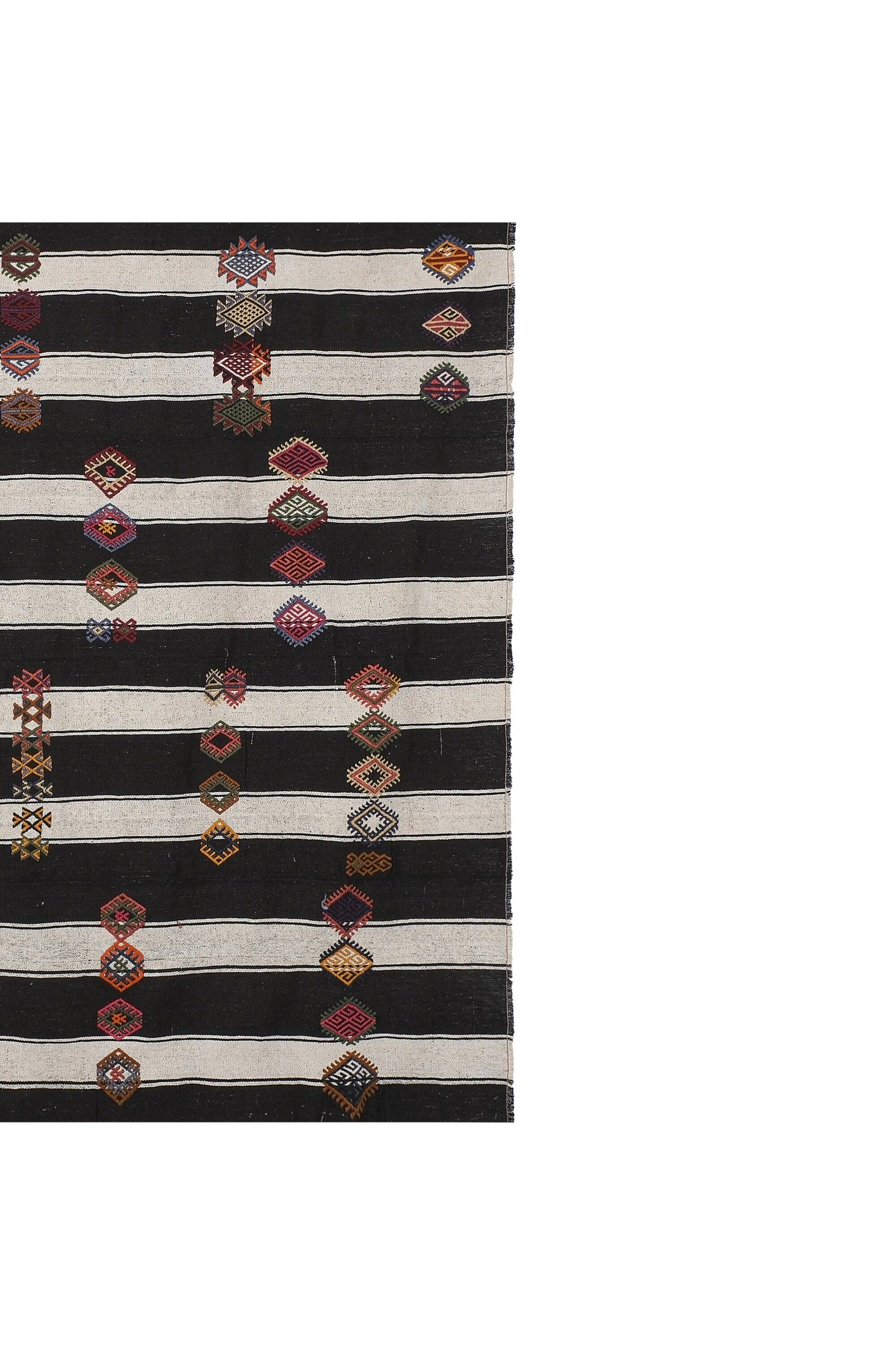 Tapis Kilim turc vintage tissé main
