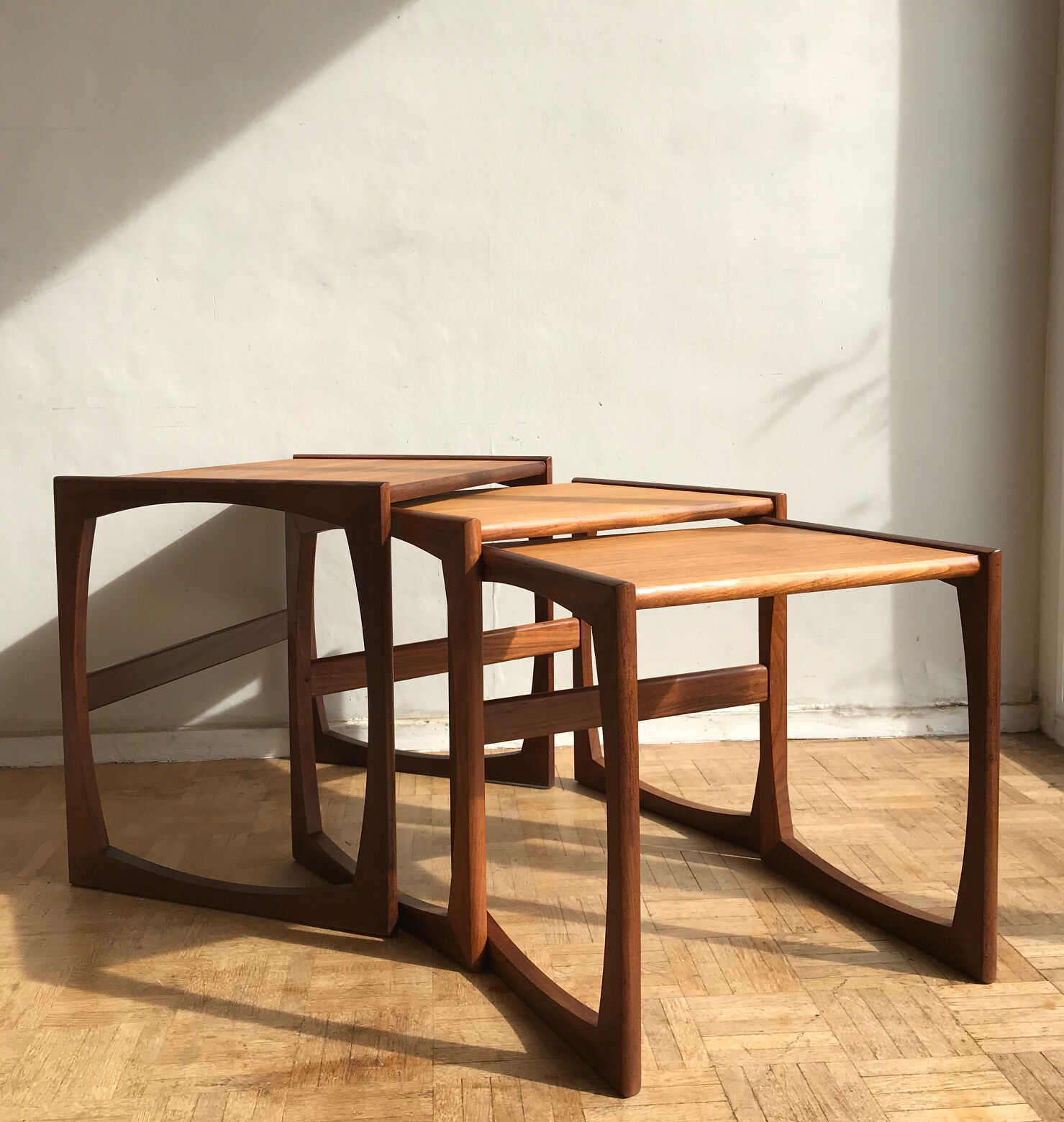 Pull-out tables G Plan - teak - 1960s