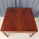 Vintage walnut table with 2 drawers