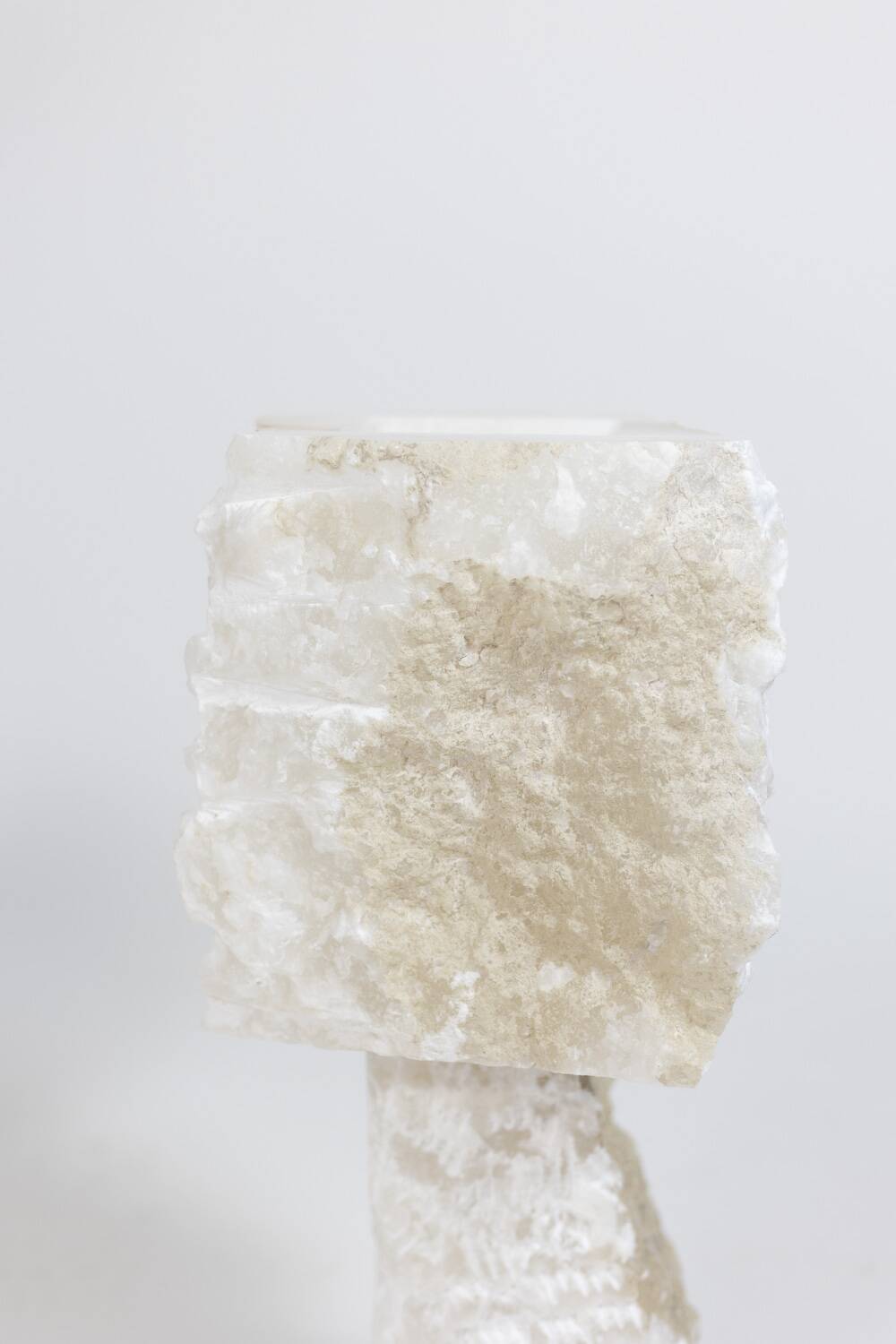 Alabaster lamp, contemporary work