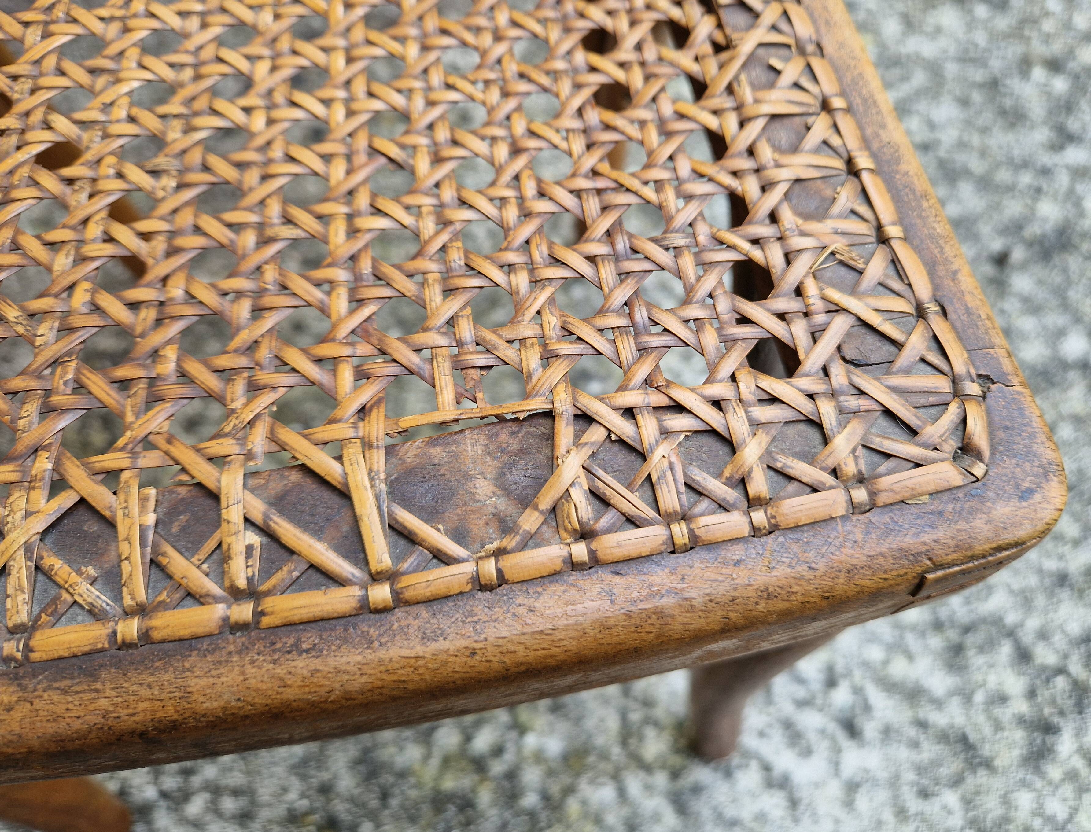 Small antique Baumann children's cane chair