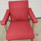 Vintage hairdresser chair feet compass.