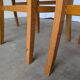 Set of 3 Vintage Wooden Dining Chairs with Cane Seat - Mid-Century Yugoslav
