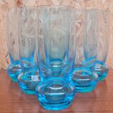 Service de 6 verres à eau en cristal