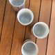 4 tasses japonaises Franklin Porcelain – Édition limitée 1981