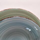 Set of 7 vintage flat and deep plates