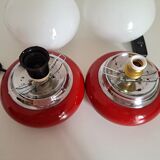 Pair of vintage bedside lamps