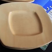 Assiettes carrées Ceramiche Toscane- jaunes
