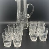 Service à boissons non alcoolisées en verre ciselé – 1224d9