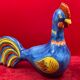 Rooster hen design HB Henriot Quimper, 27 cm, height 22 cm