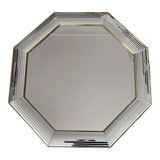 Octagonal glass mirror 70s