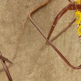 2 vintage folding camping chairs