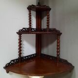 Corner wall shelf