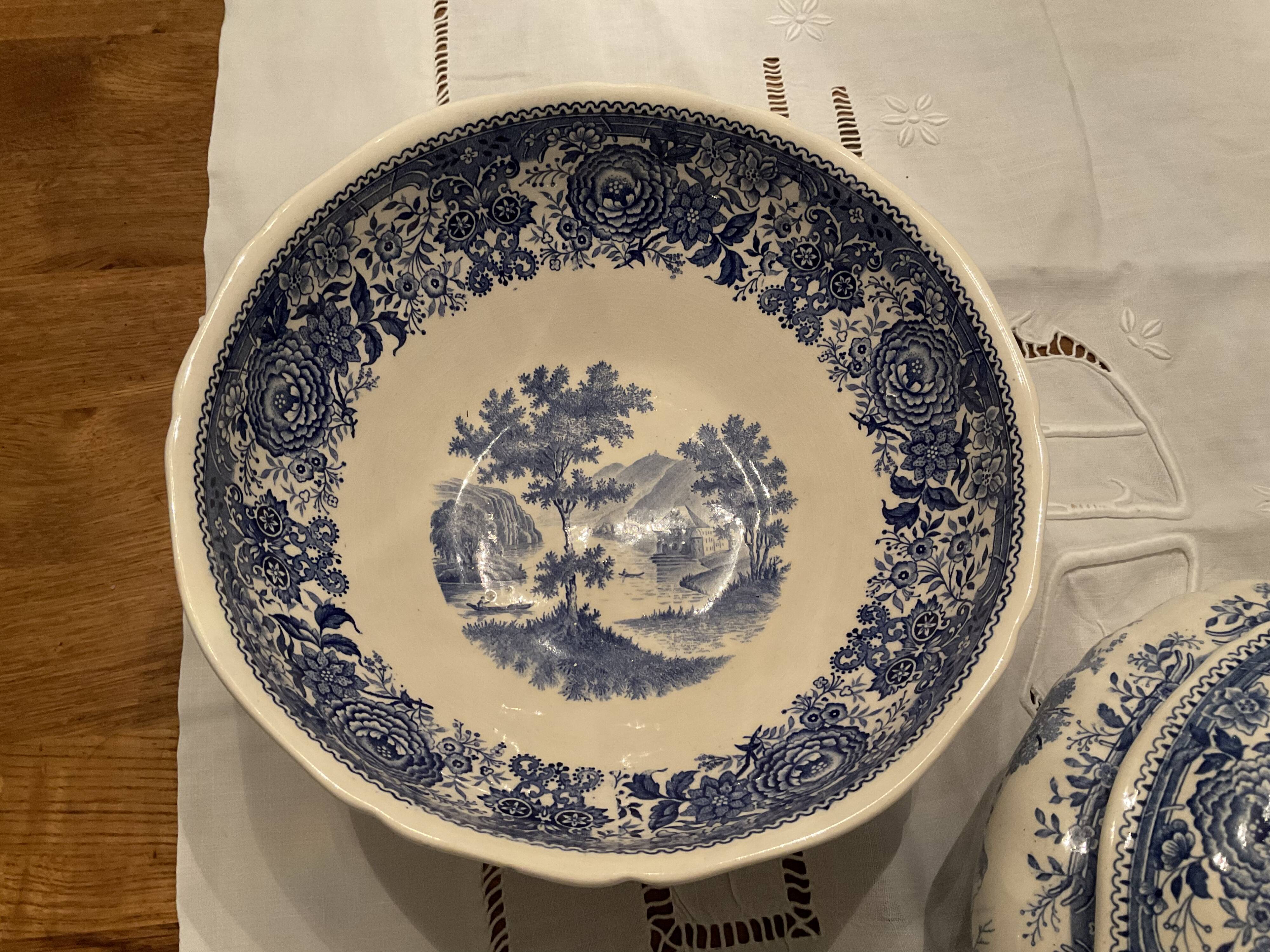 Saladier et soupière Burgeland, Villeroy et boch
