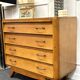 Commode vintage pieds compas