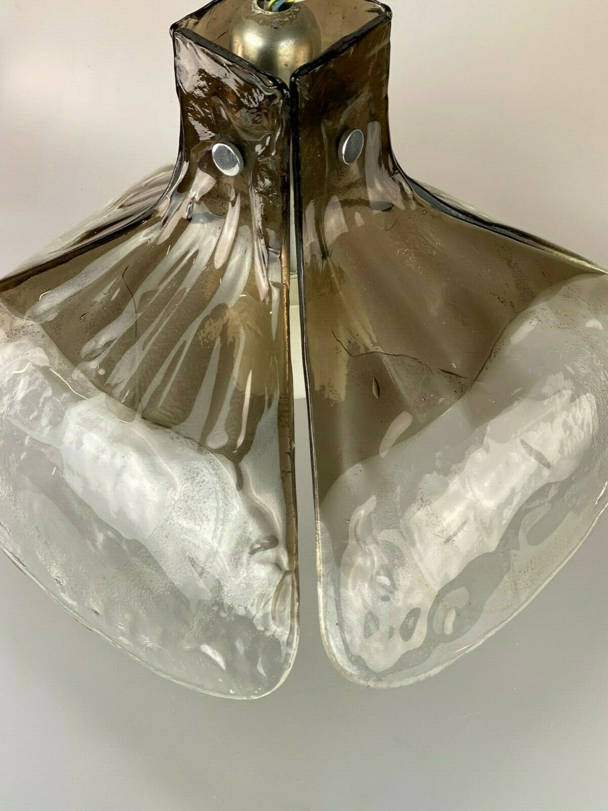 60s 70s lamp light hanging lamp Kalmar Franken KG Tulip glass 60s 70s