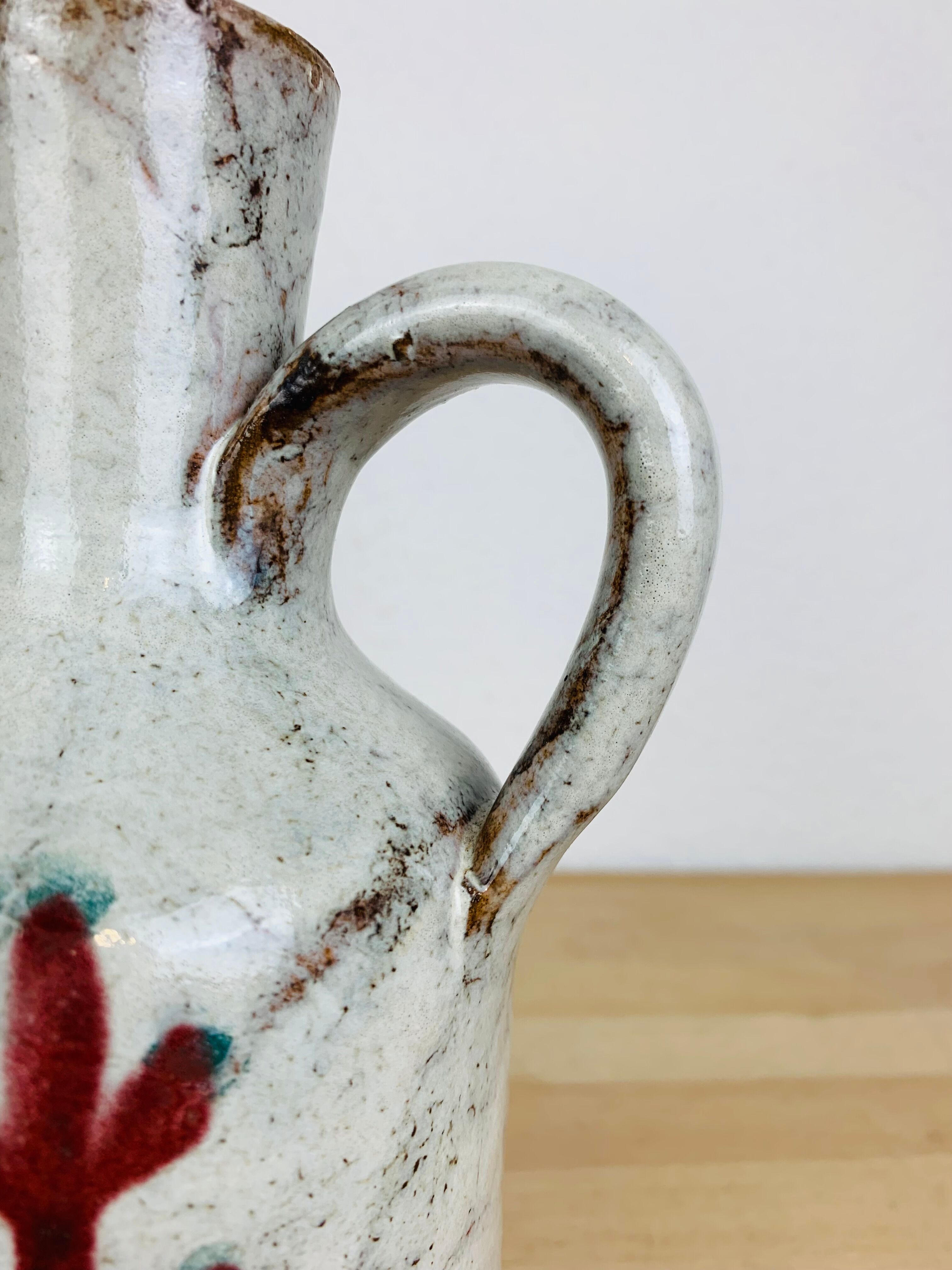 Ceramic pitcher by Gustave Raynaud Atelier le Murier