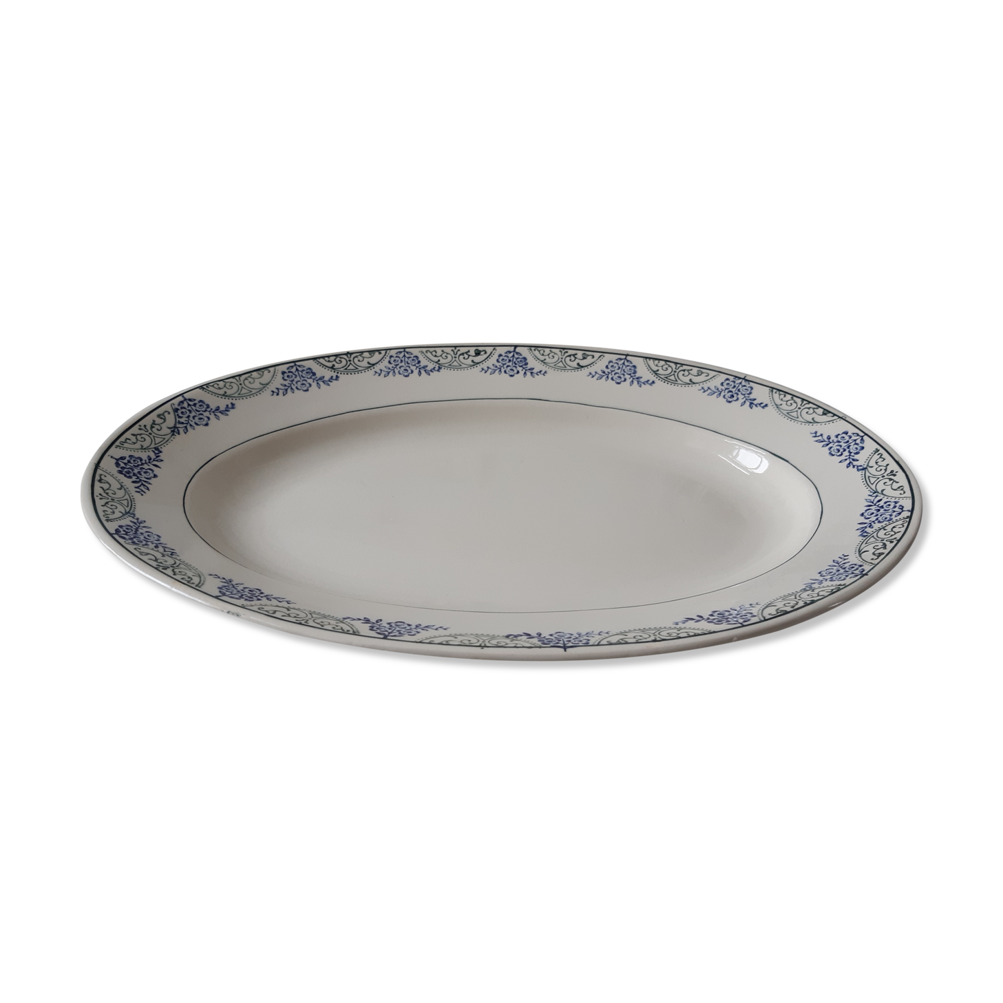 Flat oval Moulin des Loups Terre de Fer