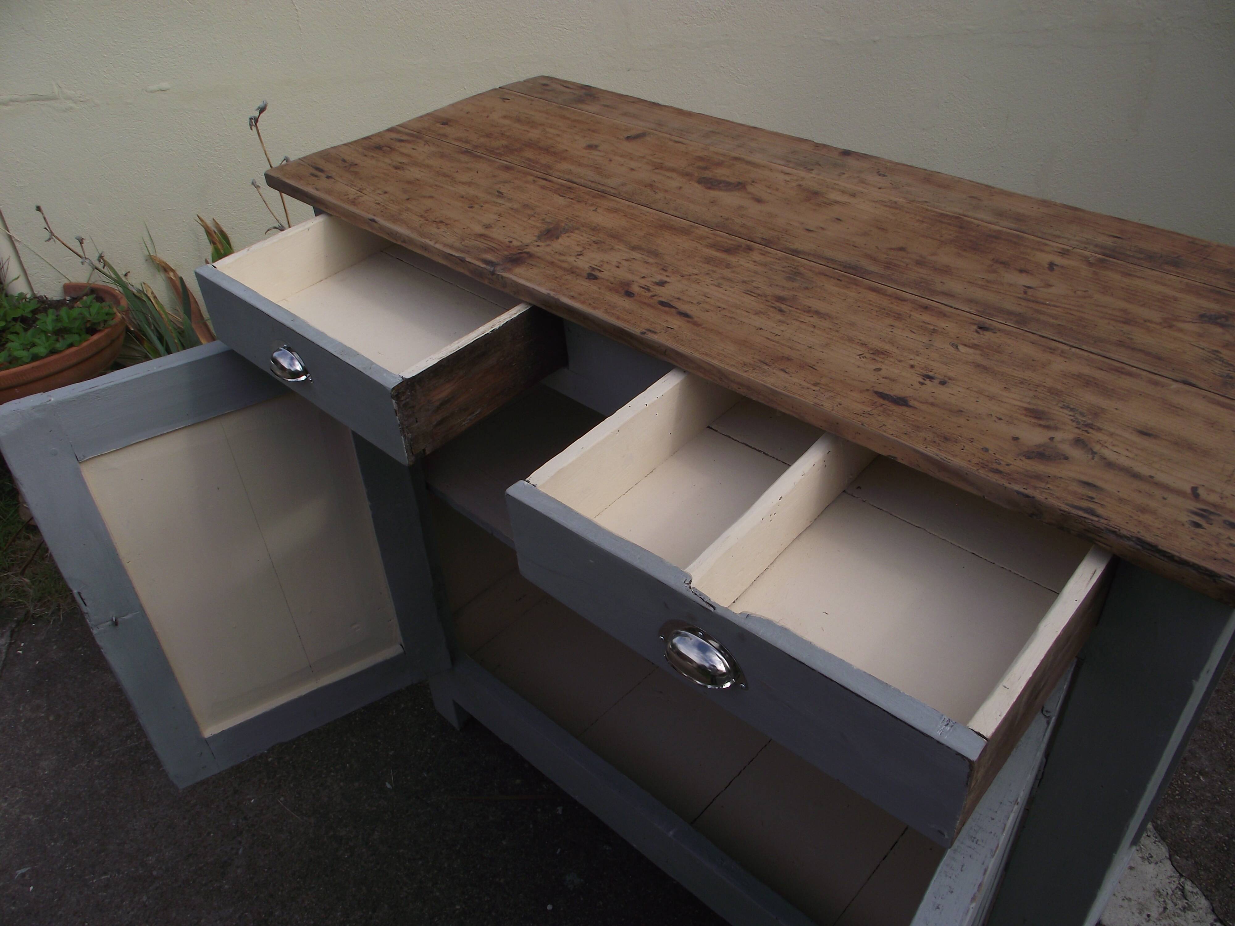 Parisian buffet painted late 19th debut 20th