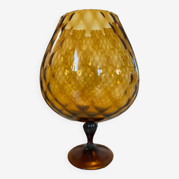 Cognac glass vase