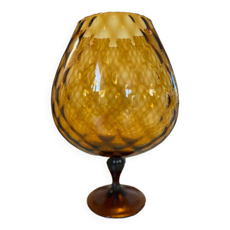 Cognac glass vase