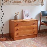 Danish teak chest of drawers from the 1960s.