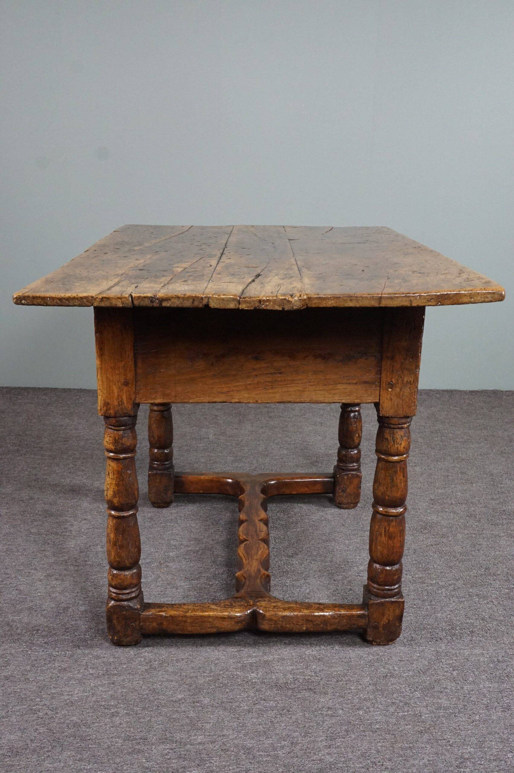 Antique Southern European entry table/side table, 17th century