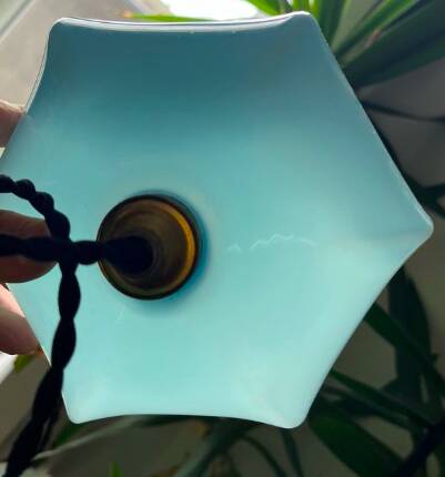 Mini opaline antique Art Deco