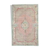 Pink madallion carpet rug 310x199cm